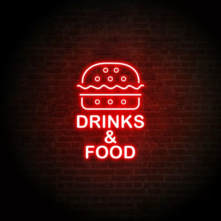 Lets Eat Neon Sign 768x768